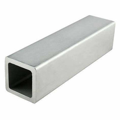 6063-T6 6061 Aluminum Square Tubing 1.5" 3" Alloy Internal Threaded For Sliding Door Track