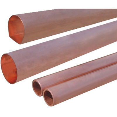 10mm 12mm Straight Copper Pipe For Air Compressor Ac Refrigerator Round Shape